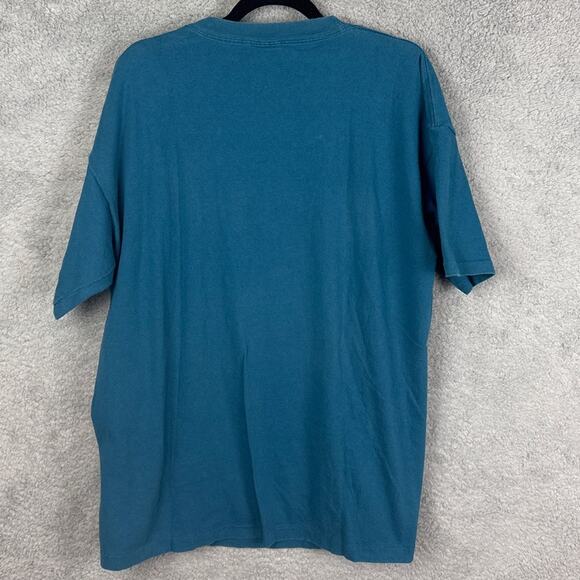 Vintage 90's Signal Sport Single Stitch Tee Shirt Native American Graphic USA XL - Picture 2 of 9